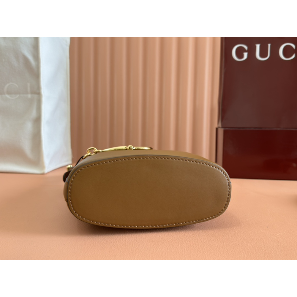Bolsa Gucci 73 Mini Bucket Bag Caramelo NEW 2025 18.5x20x8.5cm