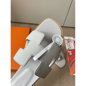 Sandália Hermès Oran Branco