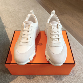 Tênis Hermès Bouncing Off/Cinza Logo Off