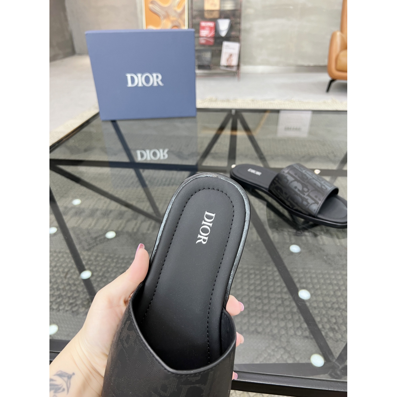 Dior Slide Preta