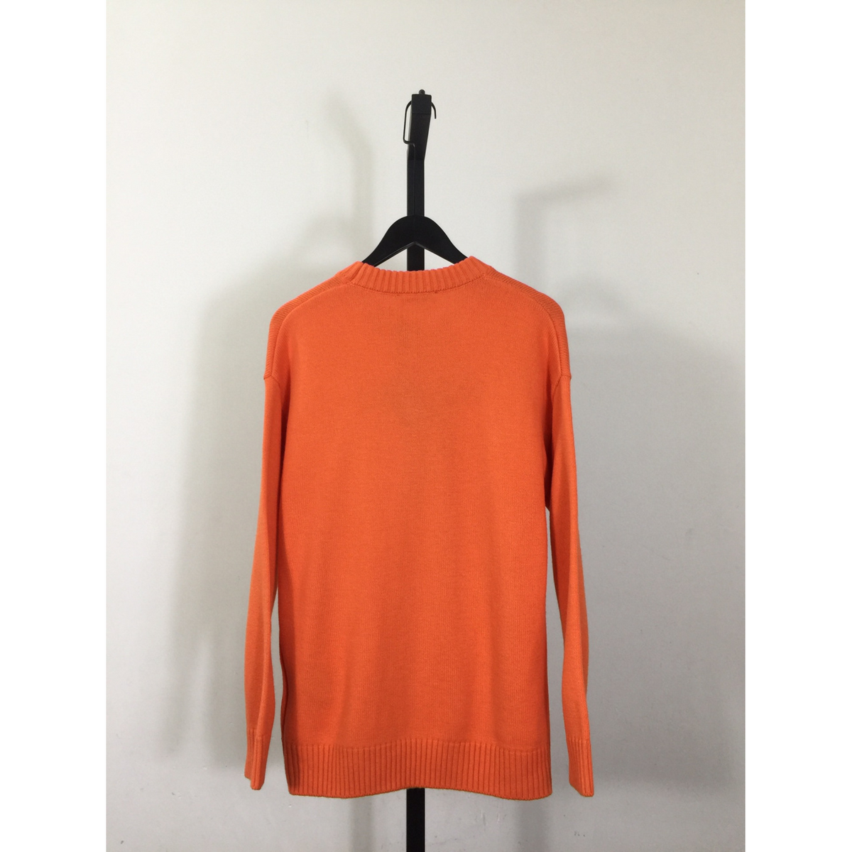 Moletom Prada com Logotipo Bordado Laranja