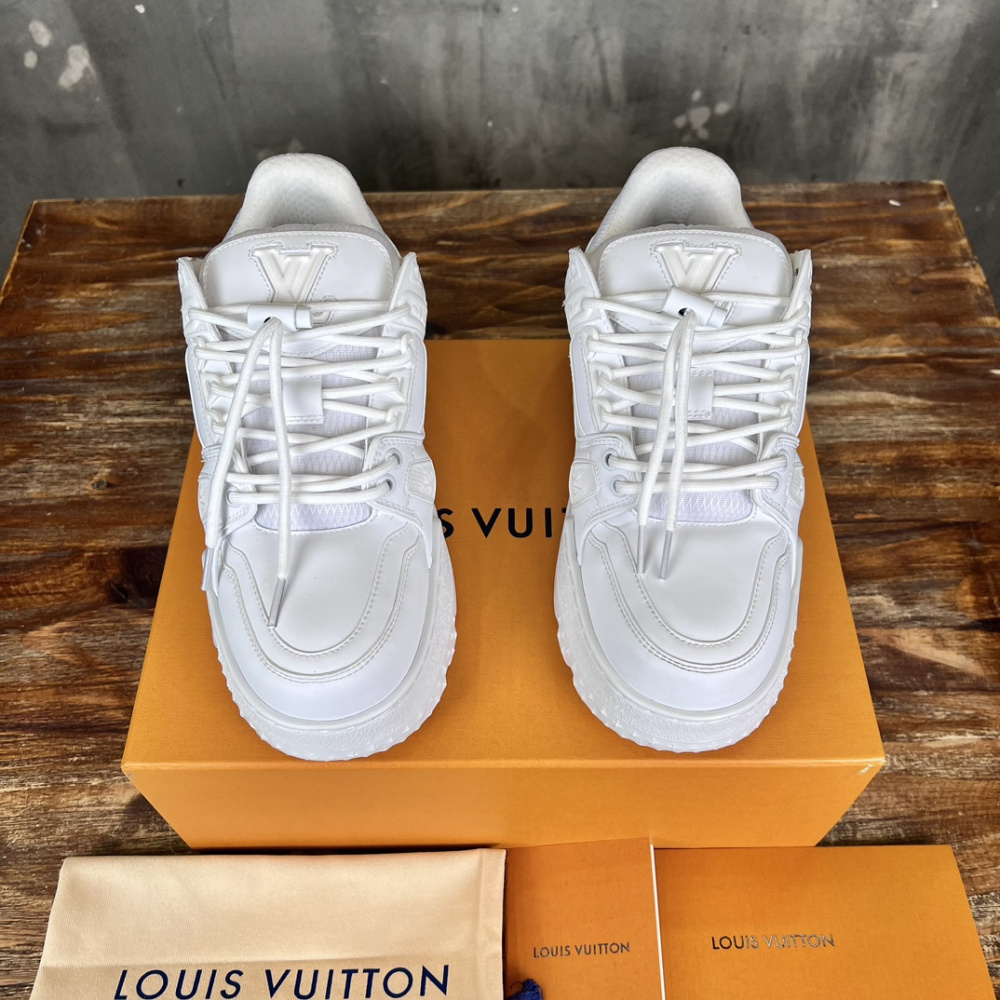 Louis Vuitton Tênis LV Trainer Snow Branco