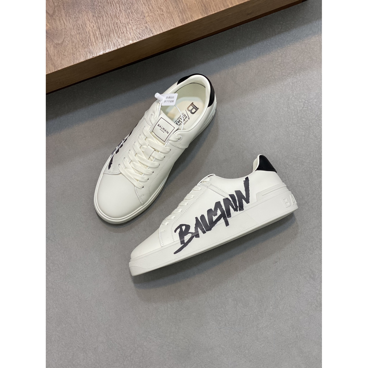 Balmain Tênis Cano Baixo