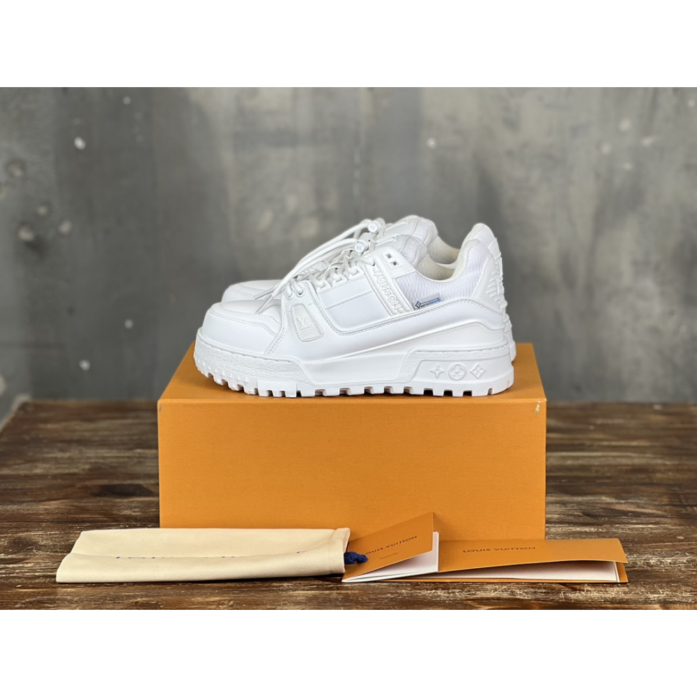 Louis Vuitton Tênis LV Trainer Snow Branco