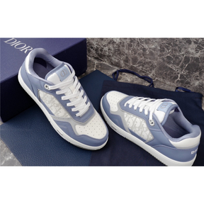 DIOR B27 LOW-TOP BLUE CALFSKIN