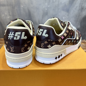 Tênis Louis Vuitton by Tyler the Creator LV Trainer Mocha Multicolor