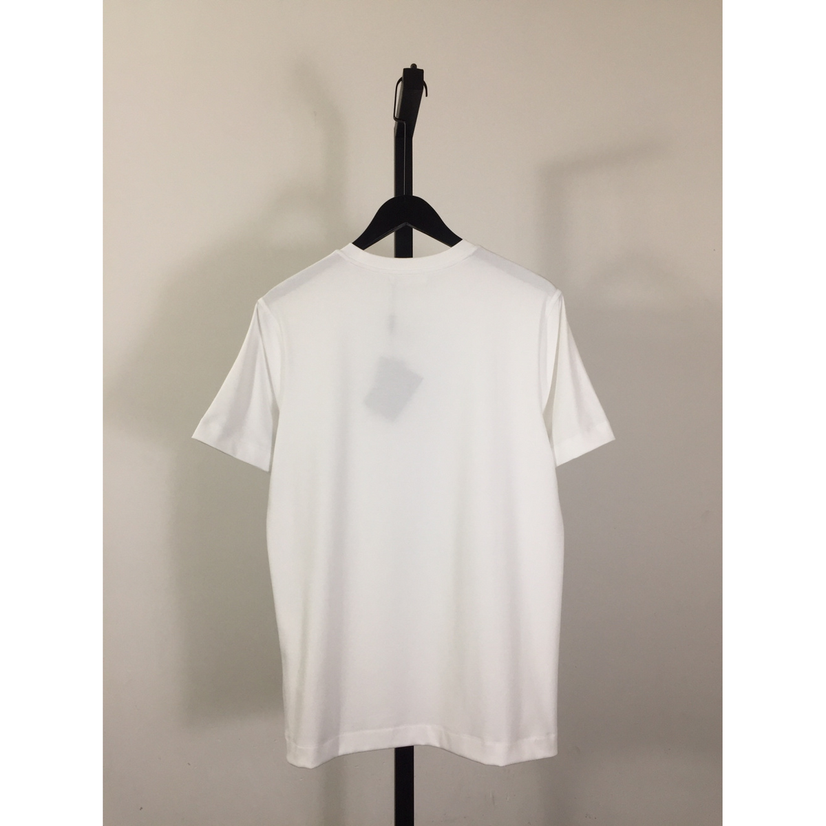 Camisa Prada em algodão com Logo Triangular Branca