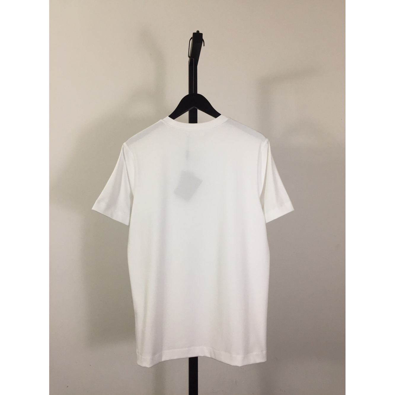 Camisa Prada em algodão com Logo Triangular Branca