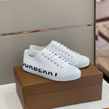 Burberry Tênis Branco Cano Baixo