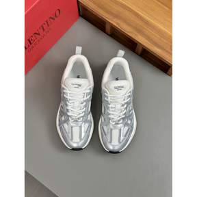 Tênis Valentino Garavani Easy Jog Prata