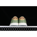 AIR JORDAN 1 LOW YEAR OF THE DRAGON CEDAR/OIL GREEN/LIGHT PUMICE/DARK TEAM RED