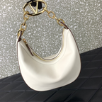Bolsa Valentino Garavani Tiracolo VLogo Moon pequena 20x23x8cm  (Off White e outras cores)