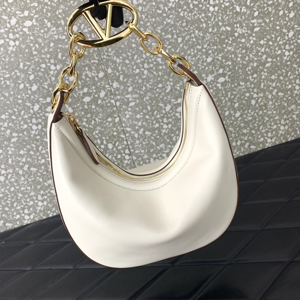 Bolsa Valentino Garavani Tiracolo VLogo Moon pequena 20x23x8cm  (Off White e outras cores)