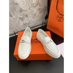Tênis Hermès Mocassim Ignacio Branco