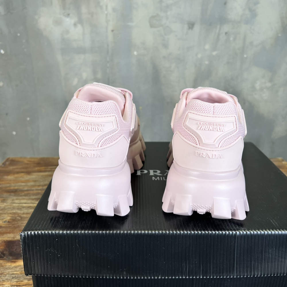 Prada Tênis Cloudbust Thunder Rosa