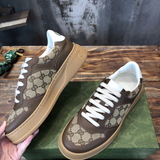 Gucci Sneaker GG Supreme Marrom Tradicional