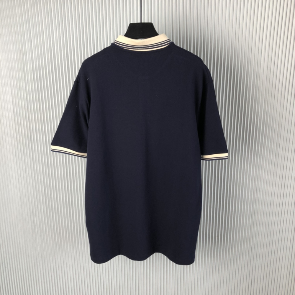 Camisa Gucci Polo de algodão com Bordado gg
