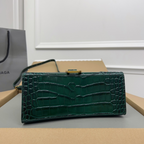 Bolsa Balenciaga Hourglass Média em Couro Croco 23x10x24cm (6 cores)