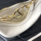 Bolsa Valentino Garavani Tiracolo VLogo Moon pequena 20x23x8cm  (Off White e outras cores)