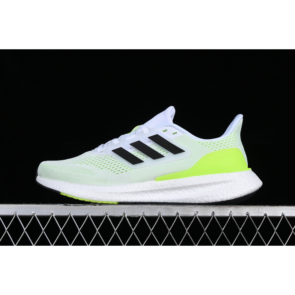 ADIDAS PUREBOOST 23 WHITE/BLACK/GREEN