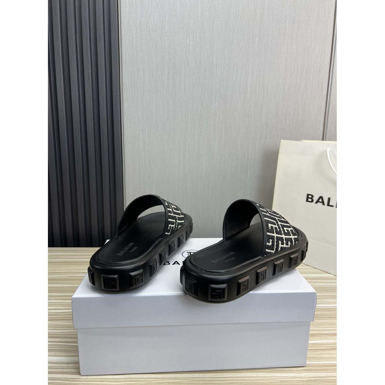 Slide Balmain Chinelo Monogramada