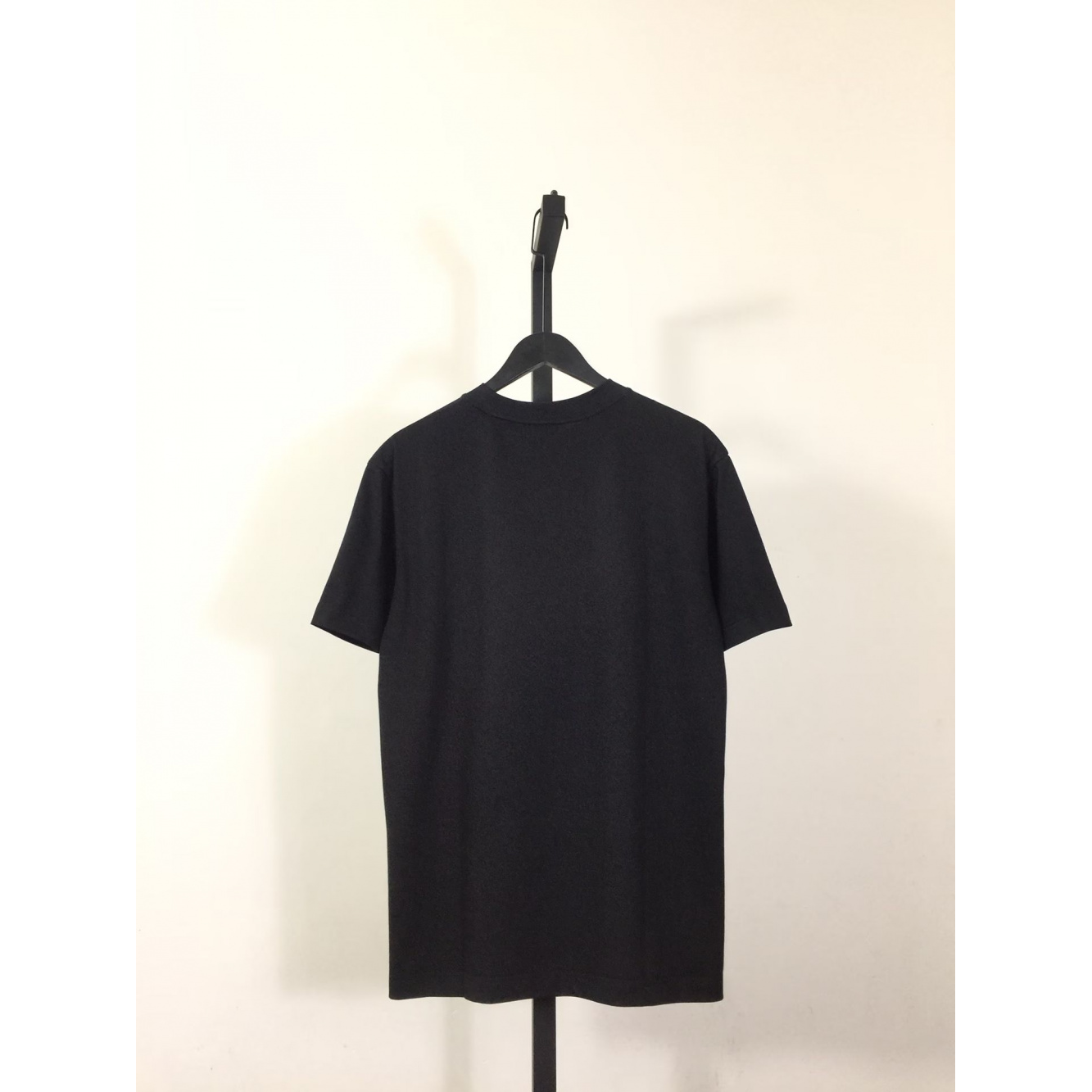 Camisa Burberry de algodão Preta com logo Azul