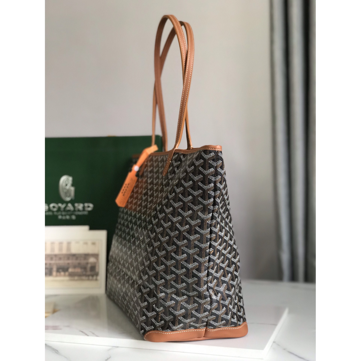 Bolsa Goyard Goyardine Artois GM 41x30x23.5x13cm (quatro cores)