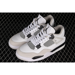 AIR JORDAN 4 RETRO MILITARY BLACK WHITE/BLACK-NEUTRAL GREY