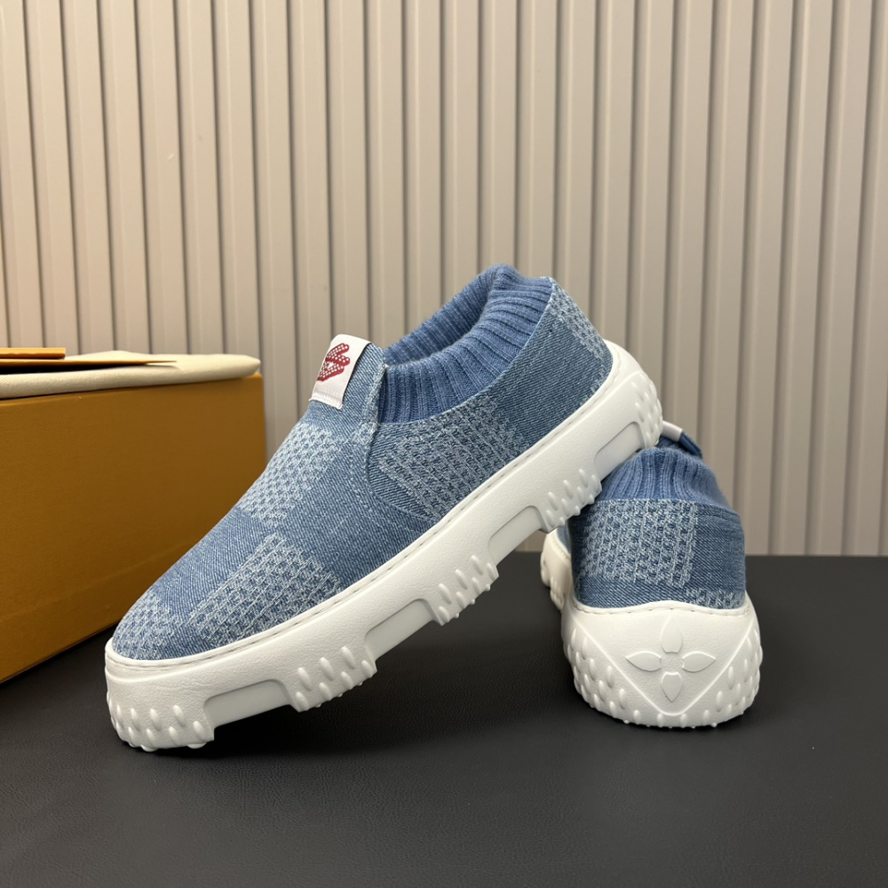 Louis Vuitton Slip-on Lv Space Lander Blue