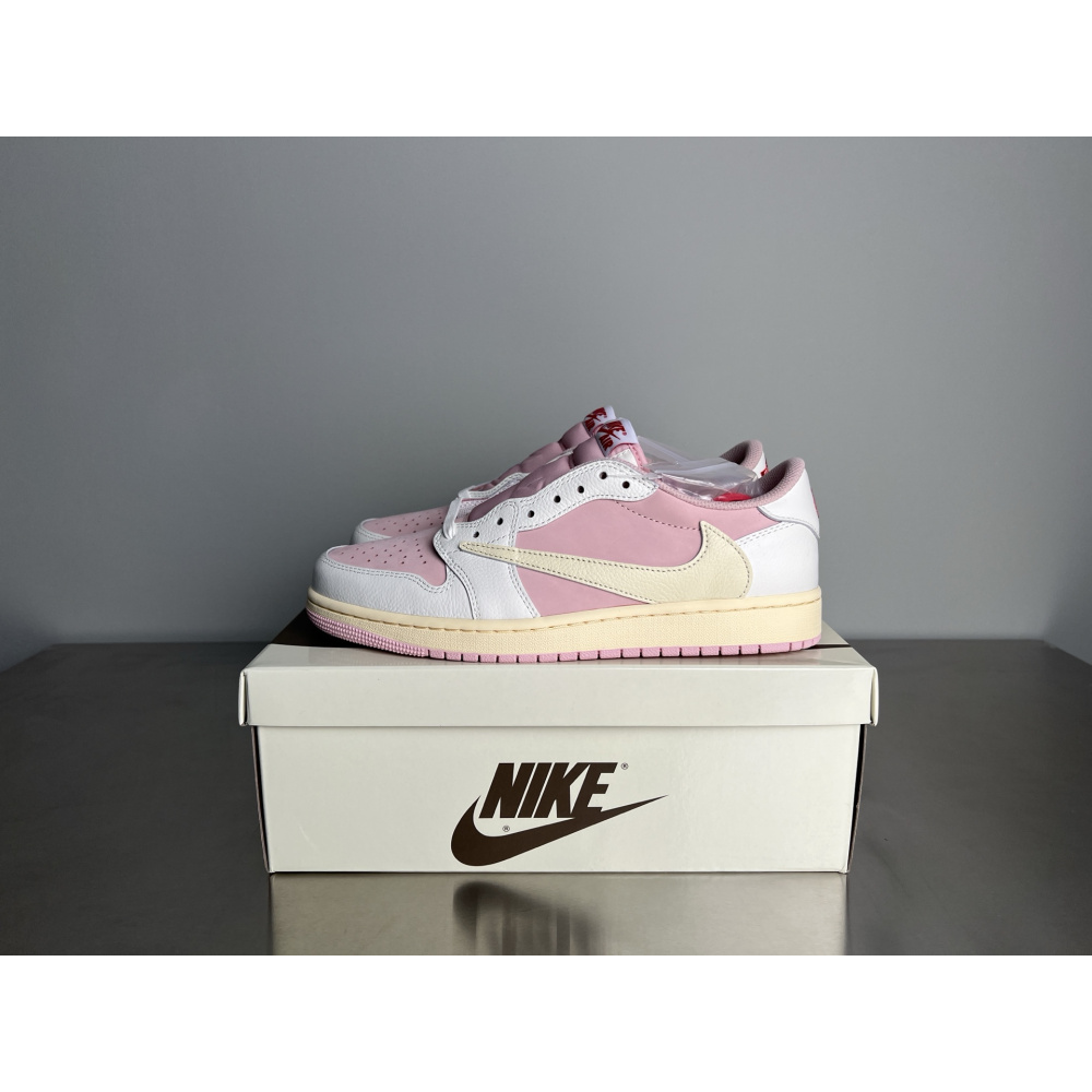 Nike Air Jordan 1 Retro Low x Travis Scott Shy Pink