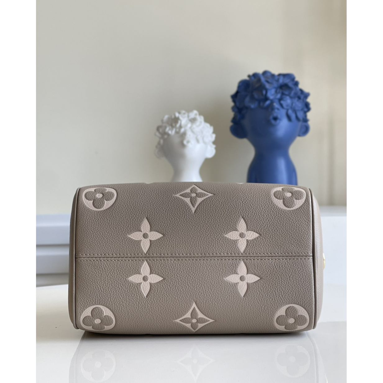 Bolsa Louis Vuitton LV Speedy Bandoulière Couro Monogram Empreinte Bicolor 25 23.5x17.5x11.5cm (duas cores)