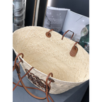 Bolsa Loewe Anagram Basket in Iraca 46x15x24cm (duas cores)