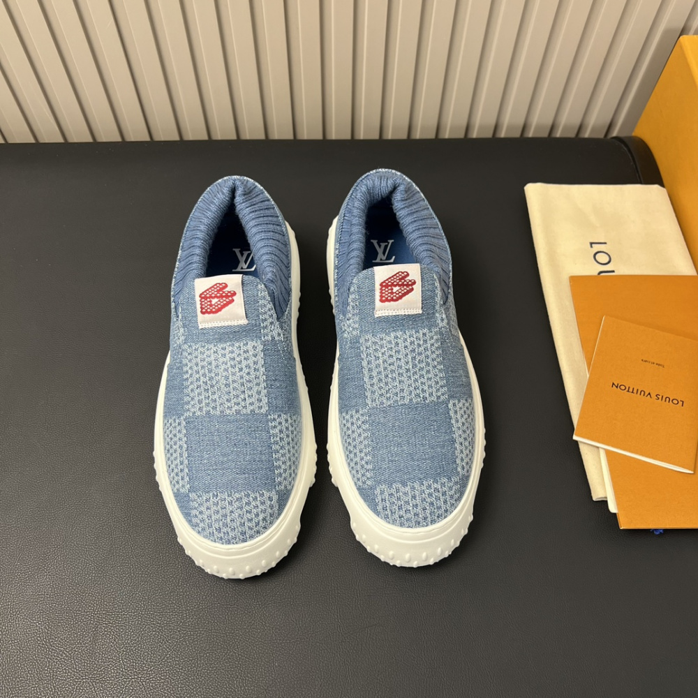 Louis Vuitton Slip-on Lv Space Lander Blue