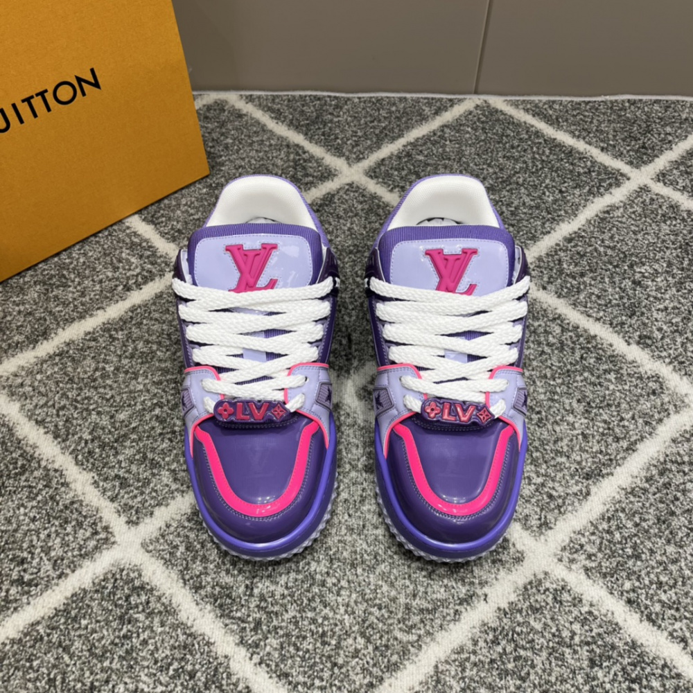 Tênis Louis Vuitton Trainer Maxi Violeta