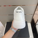 Tênis Prada em Couro Branco
