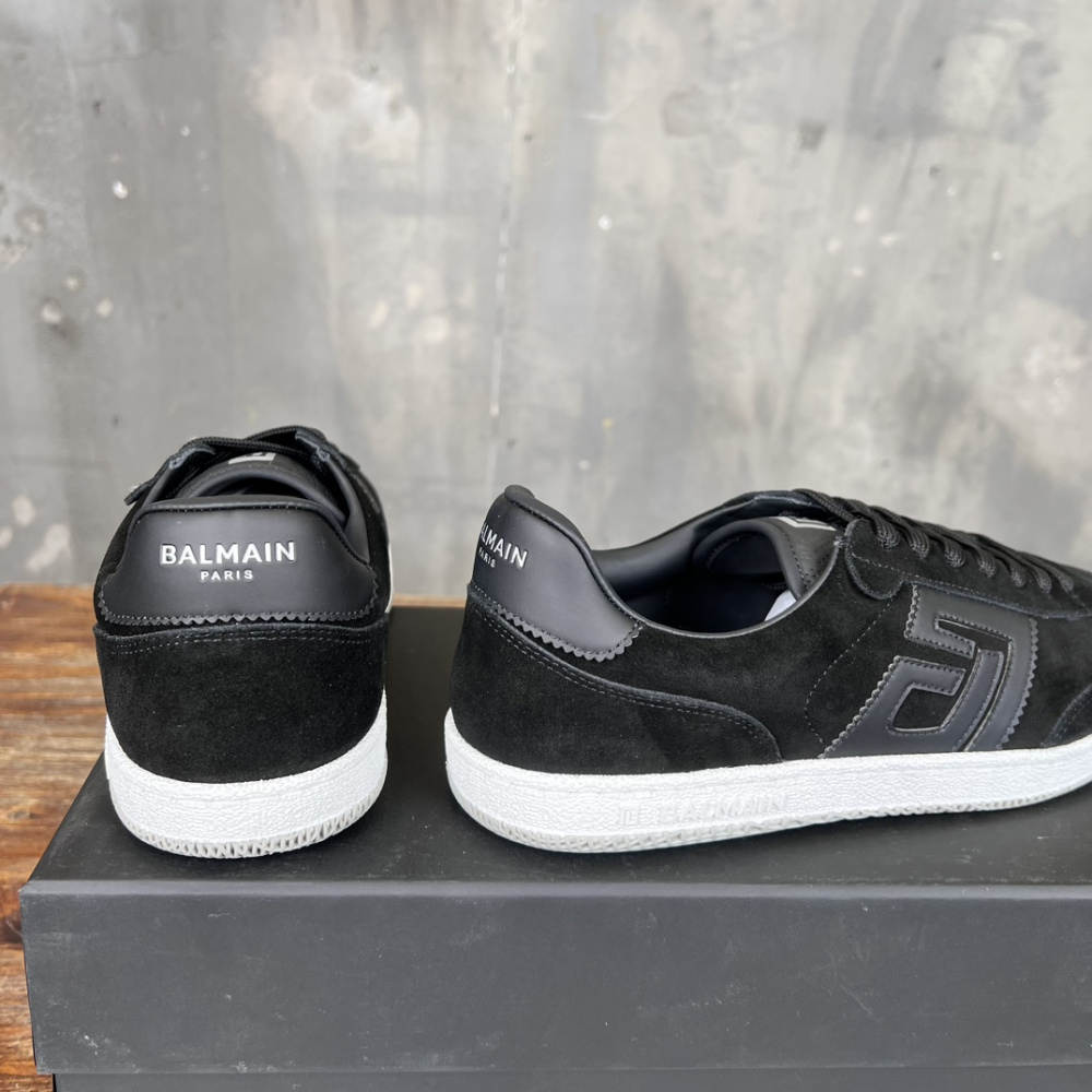 Balmain Tênis Swan Preto