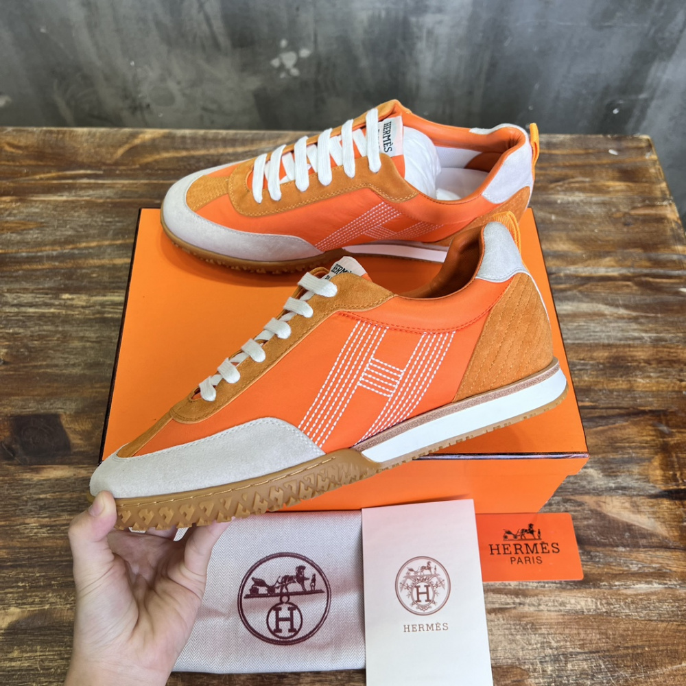 Tênis Hermès Course Laranja