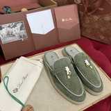 Summer Charms Walk Babouche Loro Piana Loafer Verde