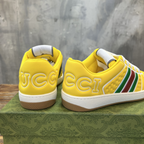 Tênis Gucci Screener With Web Amarelo