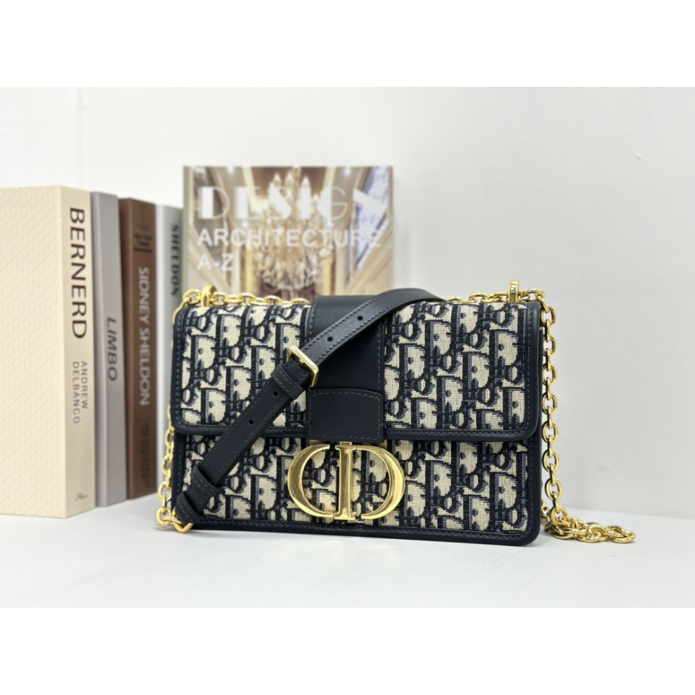 Bolsa Dior Montaigne Jacquard Obliquo 25x16,5x9cm (2 cores)