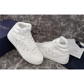 DIOR B27 HIGH WHITE CALFSKIN