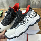 Tênis Moncler Trailgrip Lite 2 Low Top com Cadarço Branco/Preto/Vermelho