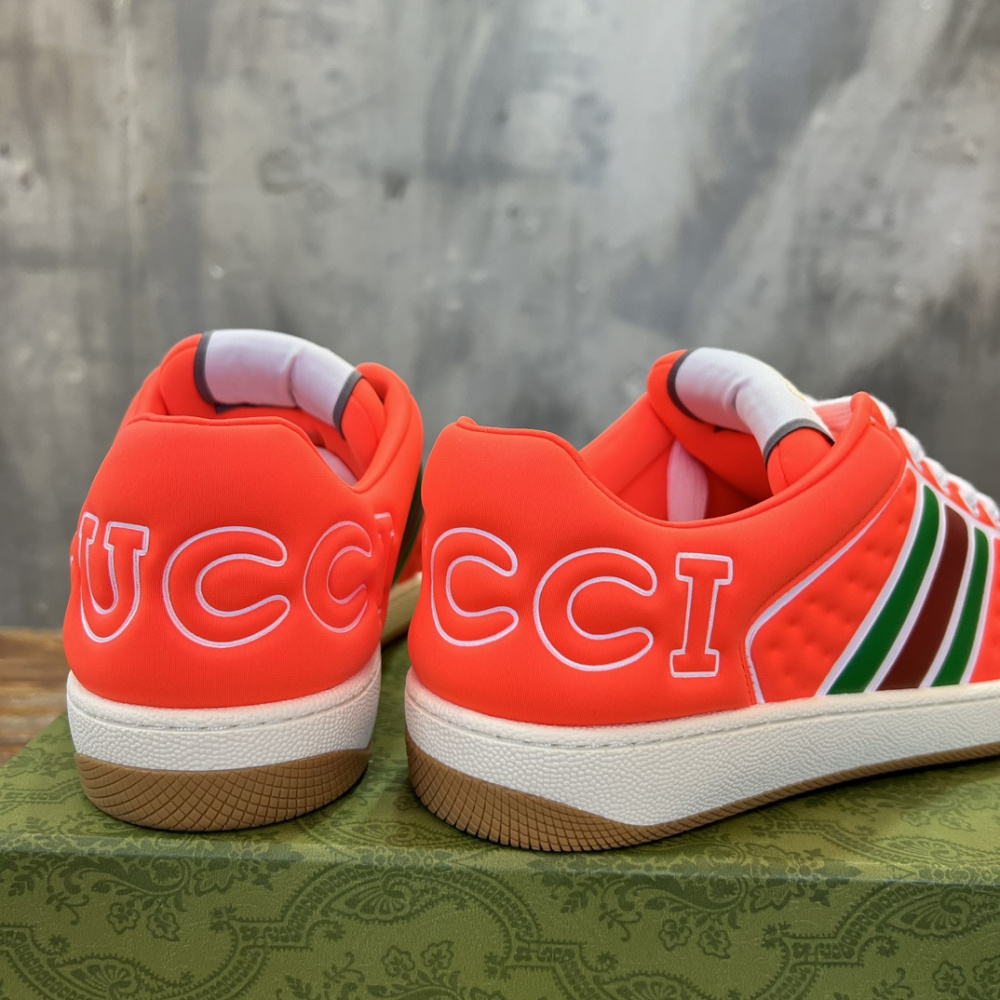 Tênis Gucci Screener With Web Vermelho