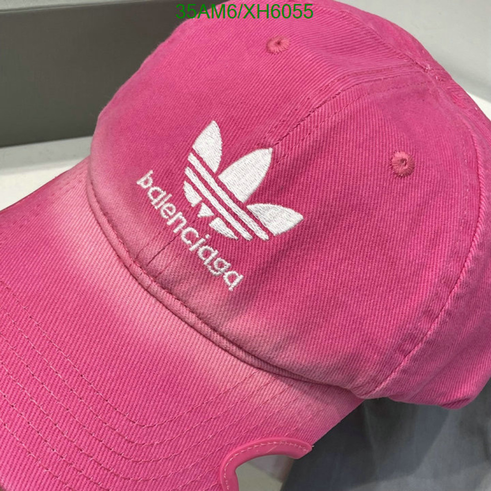 Boné Balenciaga x Adidas Rosa