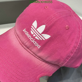 Boné Balenciaga x Adidas Rosa
