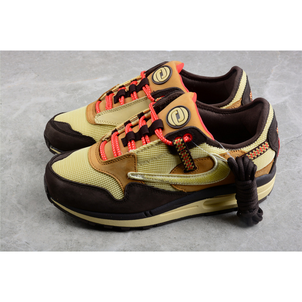 TRAVIS SCOTT X AIR MAX 1 BAROQUE BROWN/LEMON