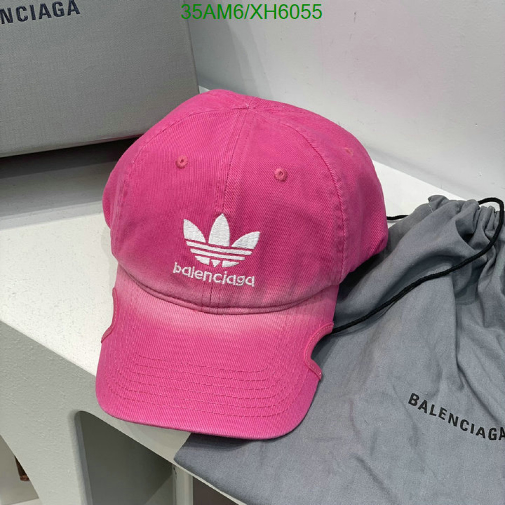 Boné Balenciaga x Adidas Rosa