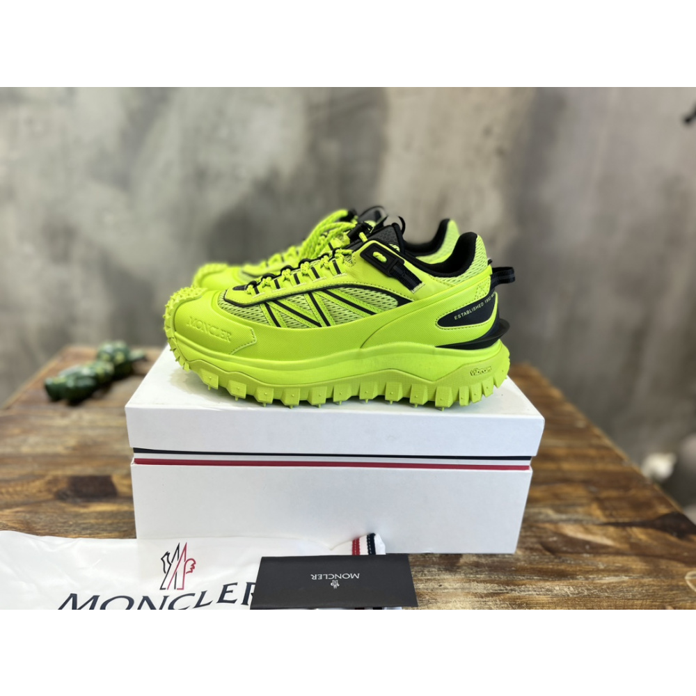Tênis Moncler Trailgrip GTX Verde Fluorescente