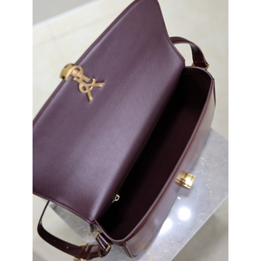 Bolsa Saint Laurent YSL Solferino Grande em Box 29×18×4-9cm (4 Cores variadas)
