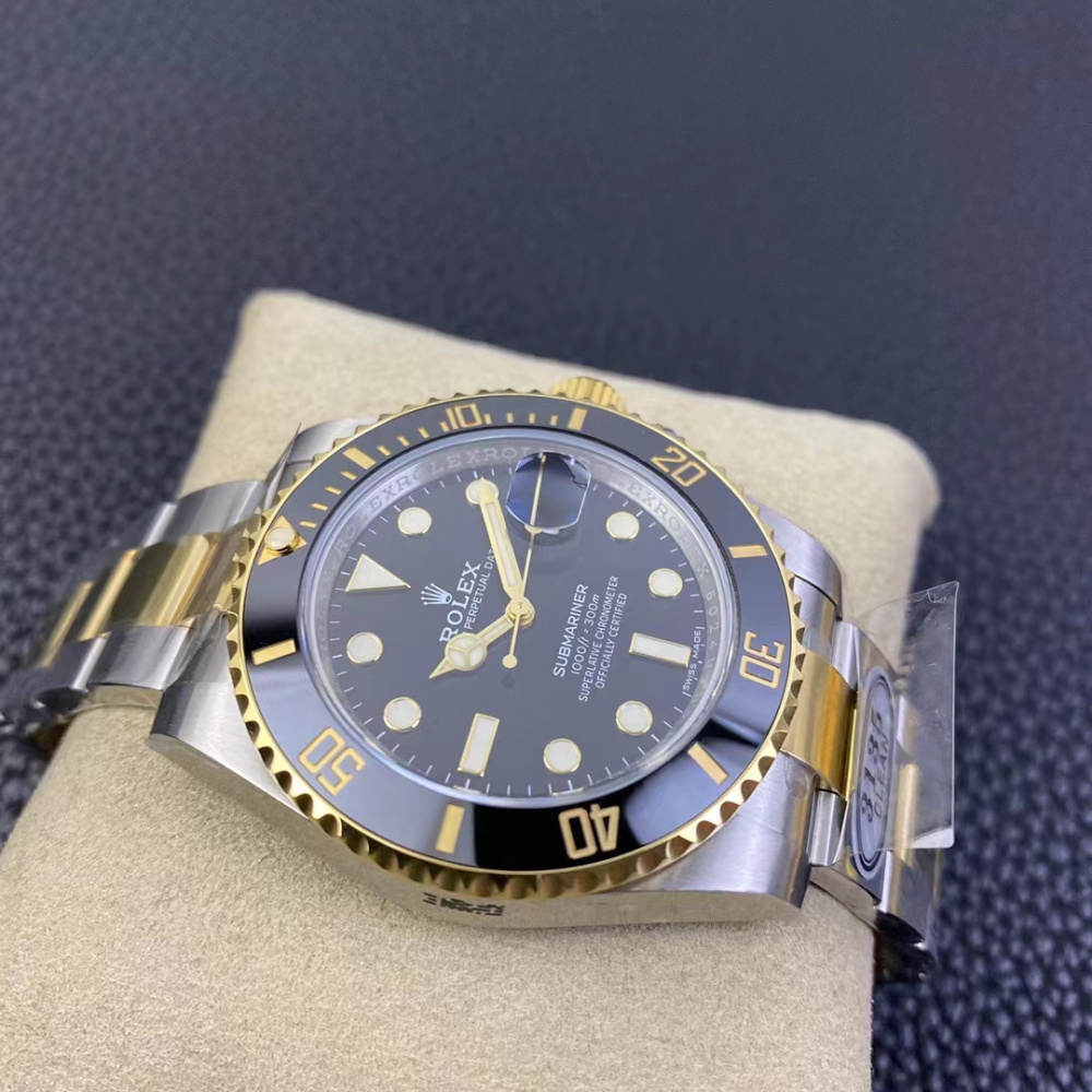 Rolex Submariner Preto/Dourado